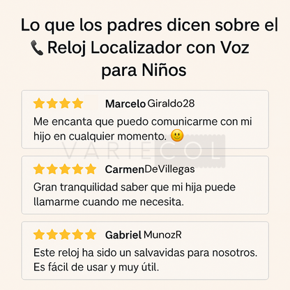 RELOJ INTELIGENTE PARA NIÑOS®.