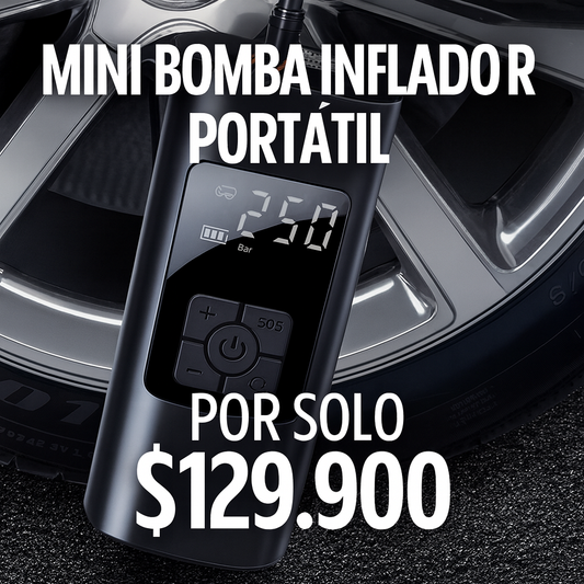Un inflador potente, compacto y confiable - Mini inflador portatil