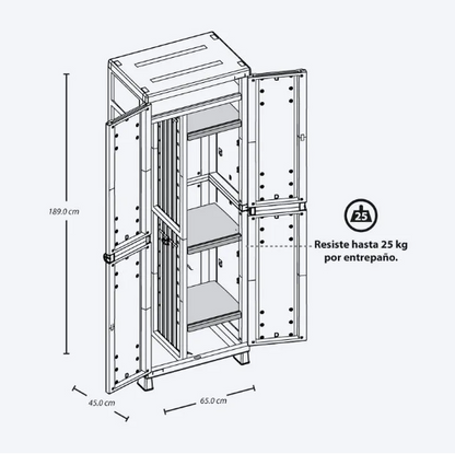 Armario Multiuso Barú - RIMAX